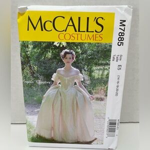 McCall's Costumes Pattern M7885 Sizes 14-22